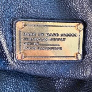 Marc by Marc Jacobs Black Leather Workwear Bag